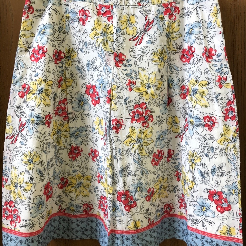 Floral Print Skirt by Talbots